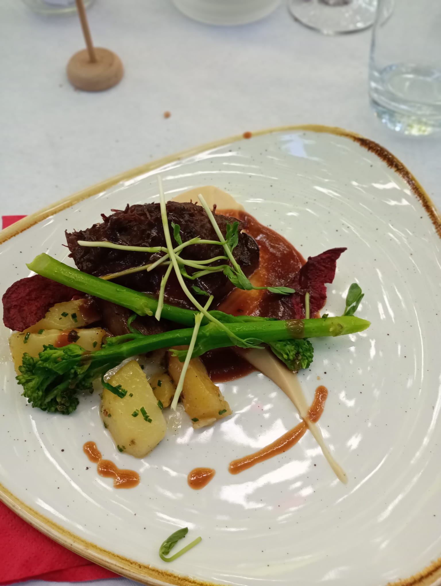 Een kleurrijk culinair gerecht